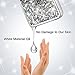 Maxdara Case for iPhone SE iPhone 5S iPhone 5 Glitter Case Liquid Floating Bling Sparkle Luxury Children Girls Gifts Pretty Fashion Creative Design Case for iPhone 5 5S SE (Silver)