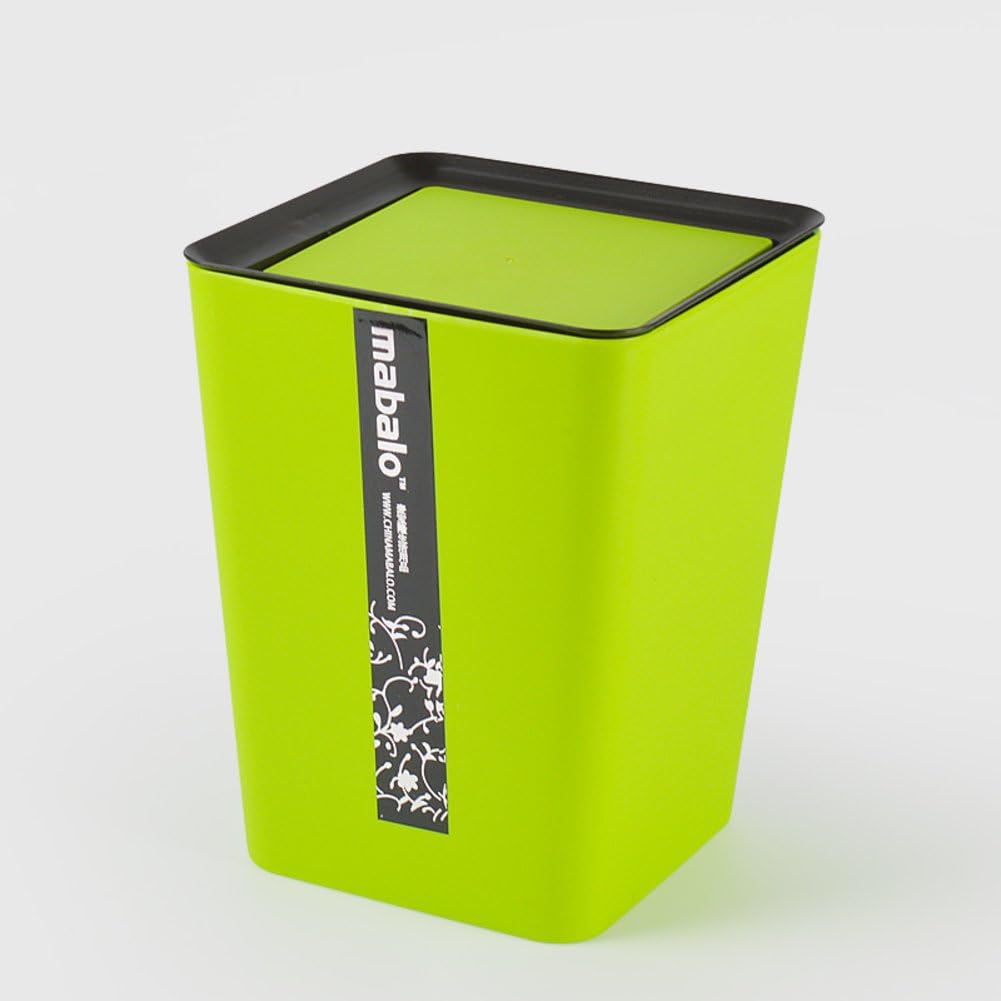 mini plastic trash/Creative desktop in the Office paper basket/household sanitary bucket without cover the living room-E