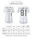 URBANCLEO Womens Button Down Short Sleeve Jersey Shirt (Plus Size Available)