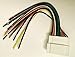 Wire Harness for Installing a New Radio into a Honda, Pilot, 2003, 2004, 2005, 2006, 2007, 2008