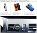 Magnetic Phone Holder Universal Air Vent Magnetic Car Mount Cell Phone Holder for iPhone 6 7 8 X Samsung s7 android and ios Smartphones and Mini Tablets, Easy One Touch, Black