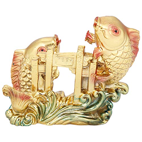 Ripe India® Feng Shui Vastu Arowana Fish Statue For Prosperity Wealth