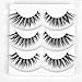MUSELASH 3D 9 Pairs 3 Styles Faux Mink False set Natural False Eyelashes Lashes wispiese Eyelashes Soft Multi-pack Long Fluffy Dramatic Lashes Handmade………