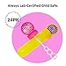 Boley 36 Count Bubble Sticks Pack - Blue, Yellow, and Pink Bubbles Sticks for Kids, Children, Toddlers - Large Bulk Pack for Party Favors and Stocking Stuffers!