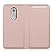 kwmobile Practical and chic FLIP COVER protective shell for ZTE Axon 7 Mini in rose gold