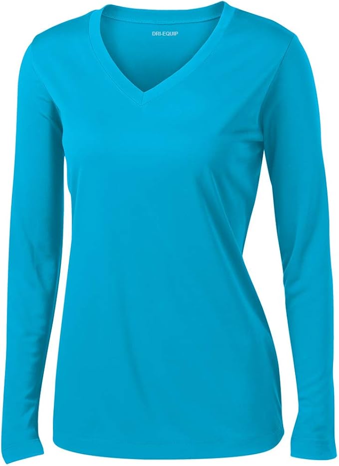 Joe's USA Ladies Long Sleeve Moisture Wicking Athletic