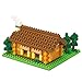 Nanoblock Swiss Log Cabin Building Set