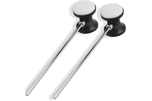 2Pcs Double Sided Bass Drum Pedal Beater with Felt Head, Double Kick Drum Pedals Beater, Drum Percussion Parts Accessories