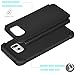 Tekcoo for Galaxy S6 Case, [Tmajor Series] [Black/Black] Shock Absorbing Hybrid Rubber Plastic Impact Defender Rugged Slim Hard Case Cover Shell for Samsung Galaxy S6 S VI G9200 GS6 All Carriers