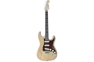 Monoprice Indio Series 6 String Solid-Body Electric Guitar, Right, Natural (610191)