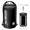 Gecko-Equipment-Waterproof-Dry-Bag-Roll-Top-Dry-Compression-Sack-Designed-to-Keep-Your-Gear-Dry-Include-Phone-Dry-Bag-Perfect-for-Kayaking-Boating-Canoeing-Fishing-Rafting-Beach-and-Camping