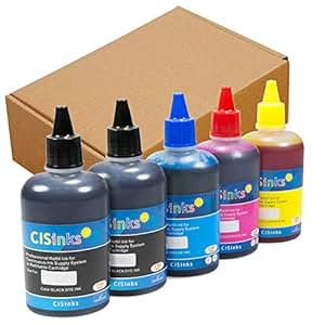 Refill Ink Bottle Set Compatible for Canon PGI-280 / CLI-281 Printers PIXMA TR8520 TR7520 TS6120 