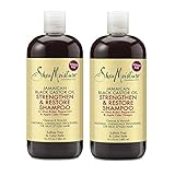 Shea Moisture Jamaican Black Castor Oil Strengthen & Restore Shampoo, 16.3 Oz, Pack of 2