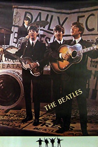 The Beatles English Rock Band Daily Fc #1 Photo Print Poster 1 Sided Size 21โx31โ S-0021