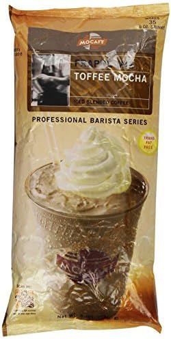 MOCAFE Frappe Toffee Mocha, Ice Blended Coffee, 3-Pound Bag by Mocafe