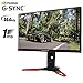 Acer Predator XB271HU Abmiprz 27-inch WQHD (2560×1440) NVIDIA G-SYNC Monitor (Display Port & HDMI Port, 144Hz)thumb 1