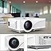 Abdtech 1200 Lumens Mini LED Multimedia Home Theater Projector - Max 120