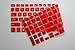 Translucent Red Ultra Thin Soft Silicone Gel Keyboard Protector Skin Cover for 15.6-Inch Asus VivoBook A551L K551LN N551LN N551JK S551LA S551LN S551X V551 V551LA V551LB R553L R553LN Transformer Book Flip TP500LA TP500LN series US Layout(if your 