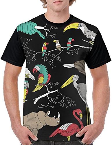 Animal Family Men's Sports Cool 3D Print Tshirt Lightweight Short Sleeves Undershirt T-Shirt Tees Tops Sweatshirt