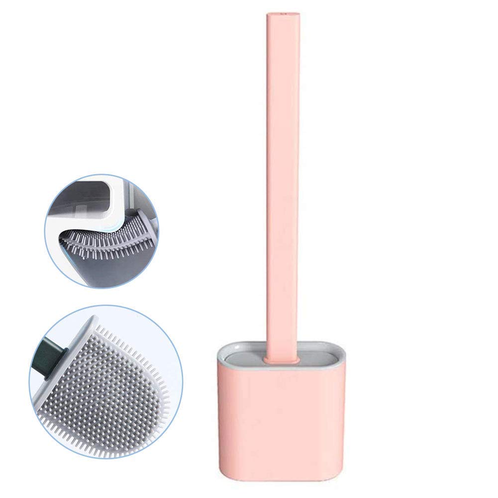 Bhavyam Multipurpose Toilet Cleaning Brush with Holder Stand Western