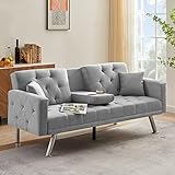 Eafurn 2 in 1 Button Tufted Futon Bed, Modern