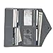 Big Skinny Women's Executive Bi-Fold Checkbook Slim Wallet, Holds Up to 40 Cards