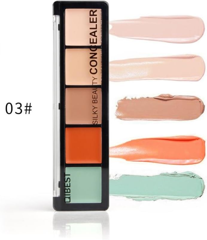Yeefant Face Eye Foundation Makeup Waterproof Sweatproof Concealer Moisturizing Trimming Cover Dark Circles Freckles Acne Cream Base BB Cream