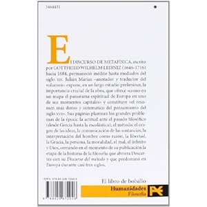 Discurso De Metafisica / Metaphysics Discourse (Humanidades / Humanities) (Spanish Edition)