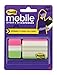 Post-it Mobile Attach & Go Tabs Dispenser, 2 in x 1.5 in and 1 in x 1.5 in Tabs, Lime and Pink, 24/Pk (PM-TABS2)