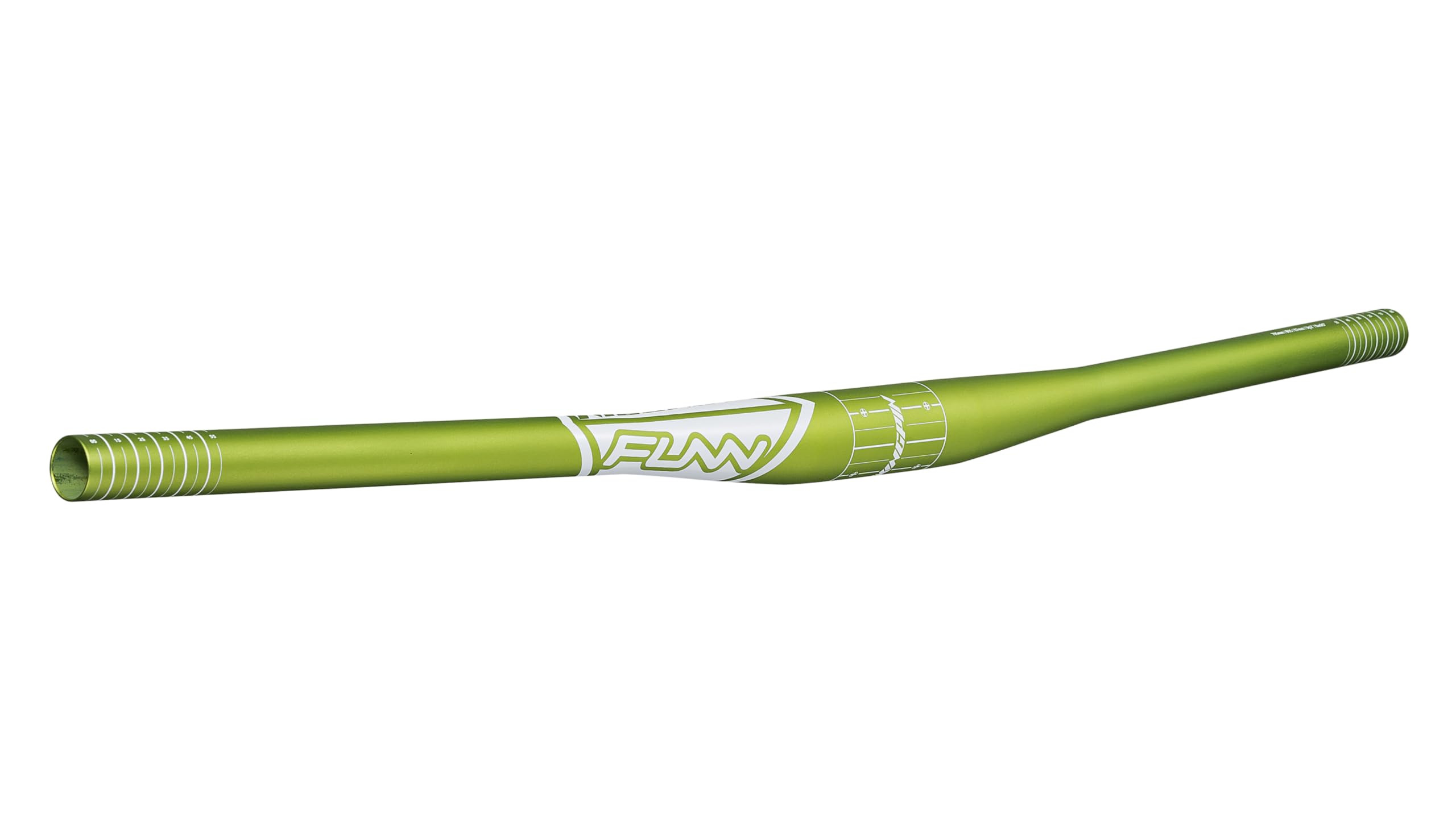 Funn Kingpin Mountain Bike Handlebar with Bar Clamp 35mm and Width 785mm, Tough and Lightweight Alloy Riser Handlebar for MTB, BMX and Road Bike, Rise 7mm MTB Handlebar (Green)