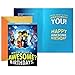 Hallmark LEGO Birthday Card with Lenticular Sticker (Awesome)