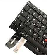 Gintai German QWERTZ Backlit Keyboard for Lenovo Thinkpad T490s T495s X1 view 7
