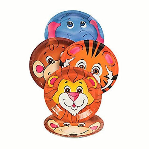 Hefty Zoo Pals Plates. Hefty Zoo Pals Rainforest Plates1 package of 20