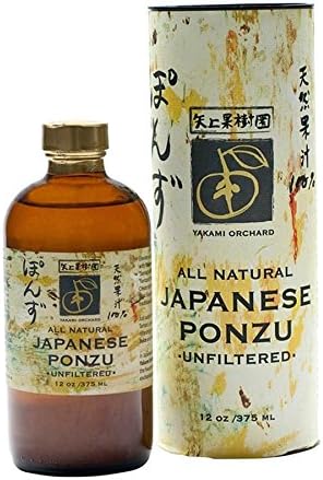 Japanese Ponzu - Unfiltered - 1 bottle, 25.36 fl Ounce by Yakami Orchards