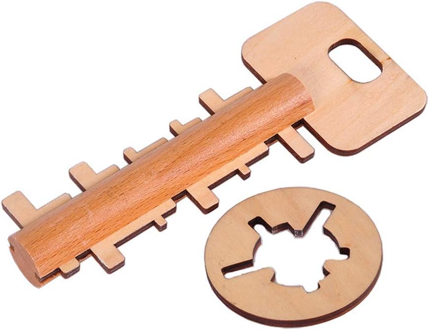 ChonorPremium 3D Wooden Brain Teaser Puzzle #3 - Classical Interlocking Toy Cube Blocks Jigsaw Cube Game for Kids and Adults - Gift and Decoration Idea