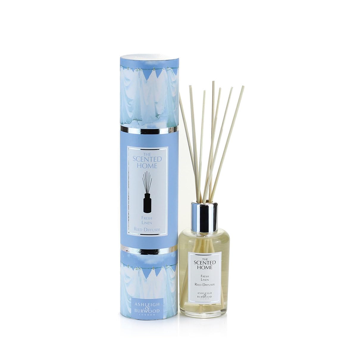 Ashleigh & Burwood Reed Diffuser Air Freshener for Home | Fresh Linen Fragrance Oil Diffuser | Lasts up to 3 Months | 150ml