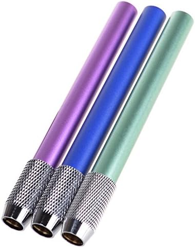 Eeejumpe Pack of 3 Assorted Colors Aluminum Pencil Lengthener Extender Holder