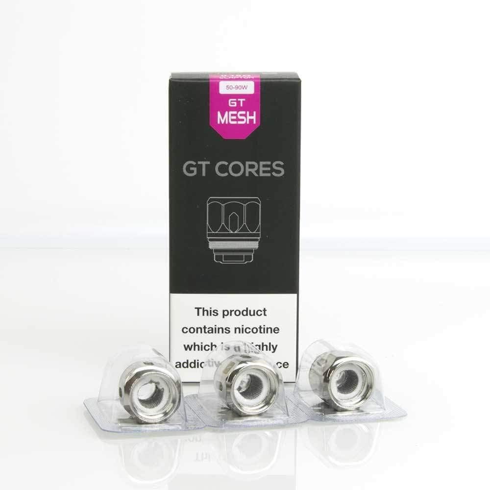 Vaporesso NRG GT Core Coils GT2 0.4Ω/ GT4 0.15Ω/ GT6 0.2Ω/ GT8 0.15Ω/ GT Mesh 0.18Ω/ GT cCell 0.5Ω/ GT cCell2 0.3Ω Pack of 3 No Nicotine TPD Compliant (Pack of GT Mesh 0.18Ω 50-85W)