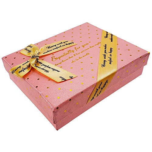 Iztoss Christmas Party Decoration Gift Box Punch Craft Set,16 Pack Hole Punch Shapes(Pink) - Thumbnail 3