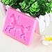 3D Carousel Horse Mould Silicone Fondant Cake Molds Kitchen Cake Decorating Baking Tools Candy Clay Gumpaste Chocolate Moulds