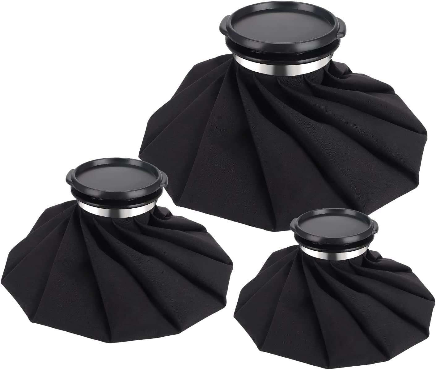 Ice Bag - Sports, Injury, Reduce Pain, Swelling, Knee, Back, Ice Cubes, Ice Water, Elbow, Hip, Lower Back, Thigh, Calf, Ankle, Cooler, Reusable, Shoulder, Knee, Calf, Ankle, Back (6"/9"/11")