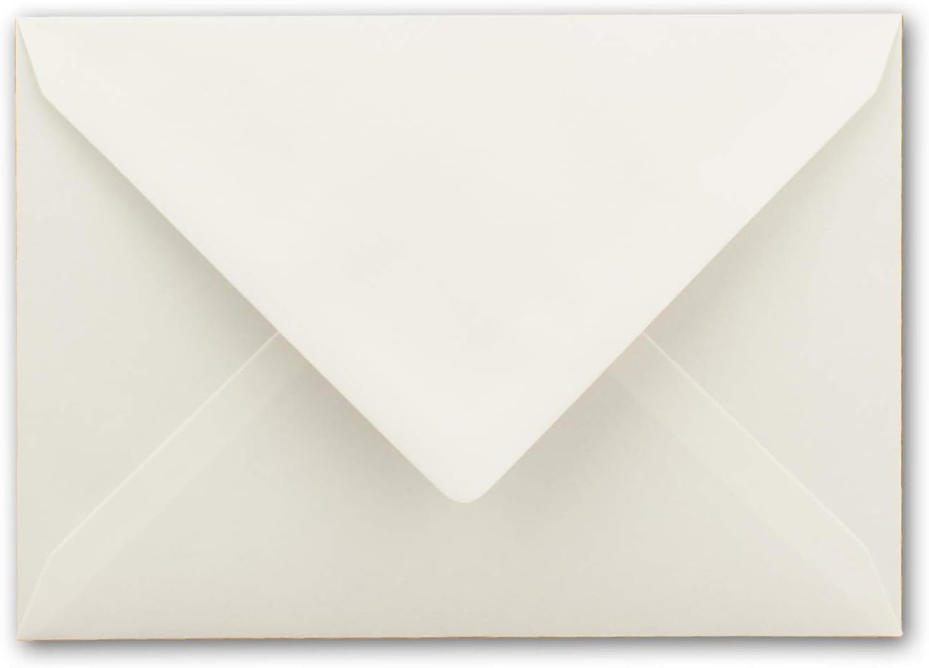 50x Kraft Paper Letter Envelopes Sand-Brown Lined DIN C6 White Silk Lining Wet Adhesive Without Window 114 x 162 mm Recycled Envelopes 50 Pieces Naturweiss/Kraftpapier-Futter - Image 5