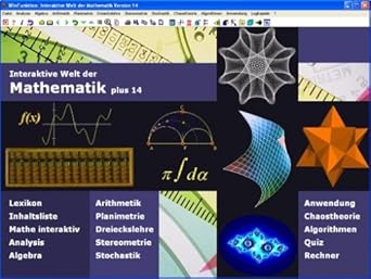 Mathematik Plus 14 1 Cd Rom Das Komplettpaket Fur Schule Studium Und Beruf Fur Windows 98 Me Xp Nt 4 0 Analysis Algebra Geometrie Stochastik Anwendungen Amazon De Software