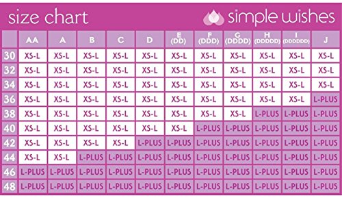 Simple Wishes Hands-Free Breastpump Bra, Pink, X-Small-Large