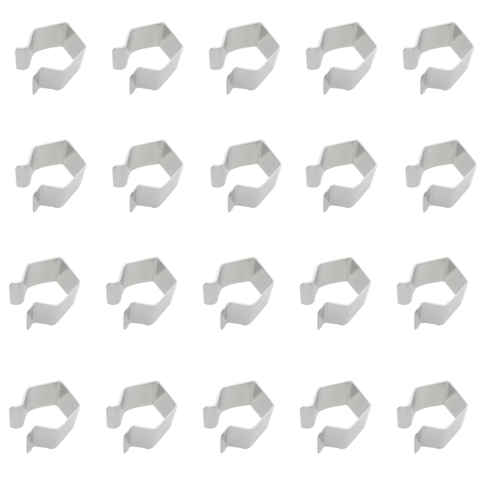 Photo 1 of 20 Pack Window Screen Clips Installer Clips Stainless Steel Screen Fixing Clip for Window Door (Silver)