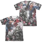 Batman vs. Superman- Showdown (Front/Back) T-Shirt Size M