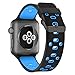 Pantheon Compatible Apple Watch Band 38mm 40mm Series 4 3 2 1 Silicone Sport Band Waterproof Compatible iWatch Bands for Men and Women