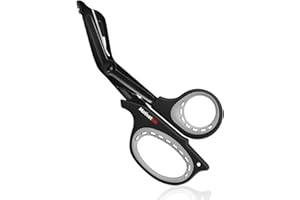MotivatEM Trauma Shears for Doctors, Nurses, Paramedics, EMTs – 7.5” Rubberized Bandage Scissors for Easy Grip - Trauma Shears for Nurses and First Aid Box – Stainless Steel First Aid Scissors