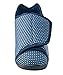 Silvert's Adaptive Clothing & Footwear Men’s Double-Extra Wide Slip-Resistant Slippers for Seniors - Blue Tartan 11
