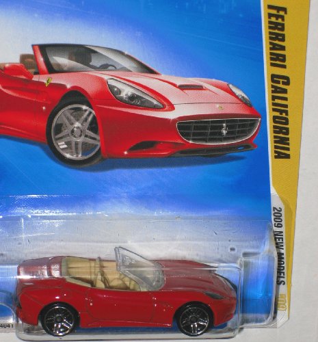 2009 Hot Wheels Ferrari California New Models 38/42 1:64 Scale Die Cast Collectible Car